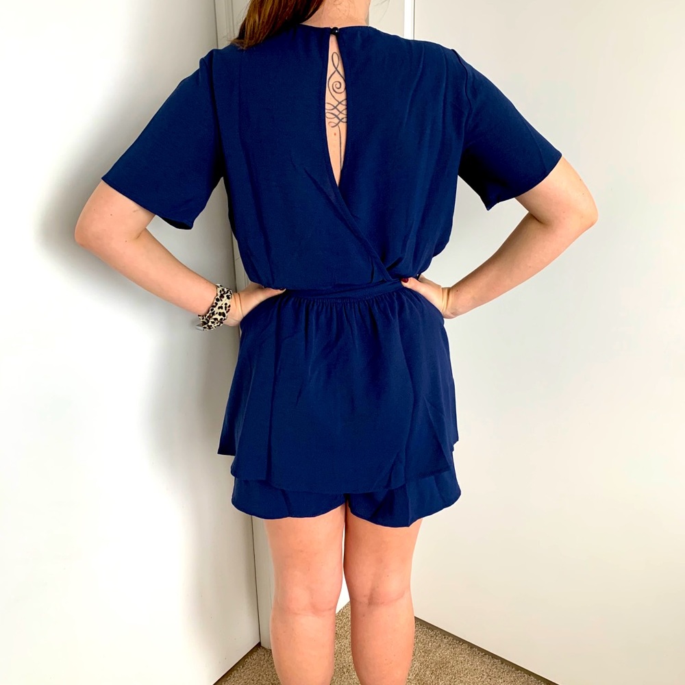 Women’s Navy Romper (Medium) - Picture 2 of 3